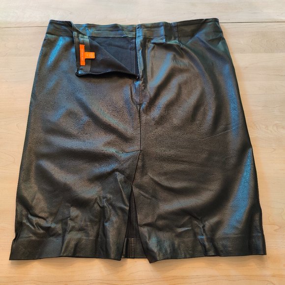 Joe Fresh Dresses & Skirts - Women's Faux Leather Skirt -  Size 12 - Pre-Owned -  Joe Fresh Brand